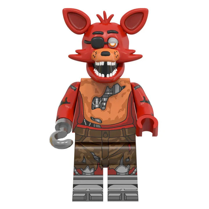 Foxy from FNAF Custom Horror Minifigure – Bricks N' Figs