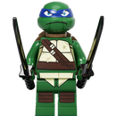Leonardo Da Vinci Mutant Ninja Turtles Minifigure
