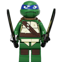 Leonardo Da Vinci Mutant Ninja Turtles Minifigure