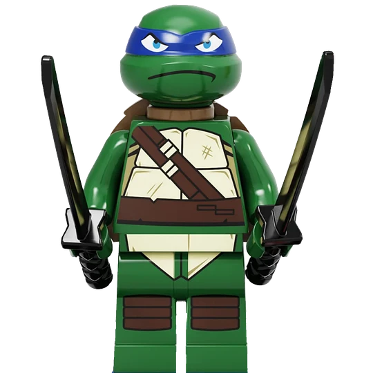 Leonardo Da Vinci Mutant Ninja Turtles Minifigure