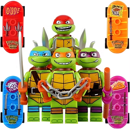 TMNT Mutant Mayhem Minifigure Set