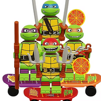 TMNT Mutant Mayhem Minifigure Set