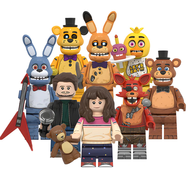 Complete FNAF Minifigure Set