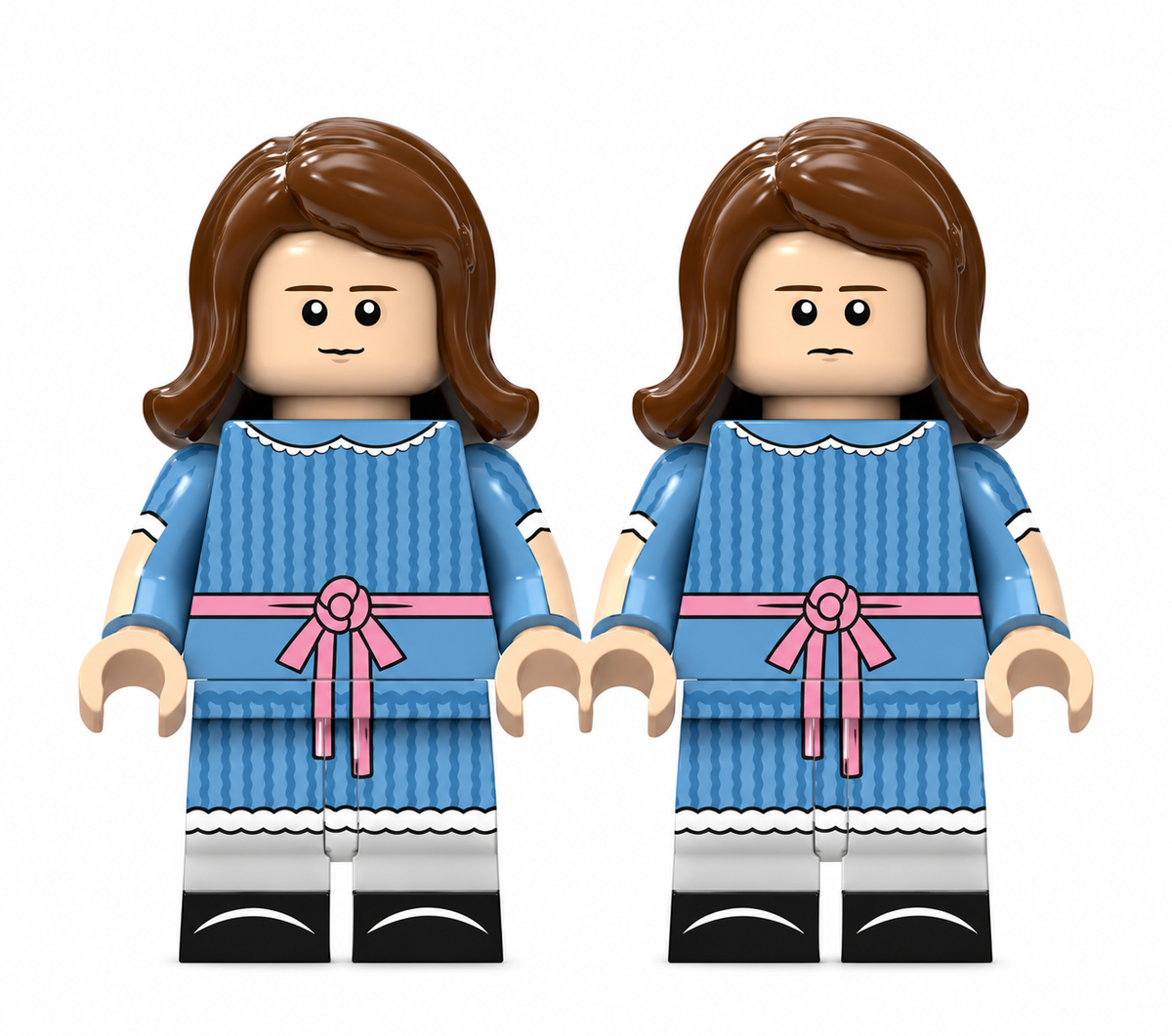 The Shining Grady Twins Set of 2 Custom Minifigures