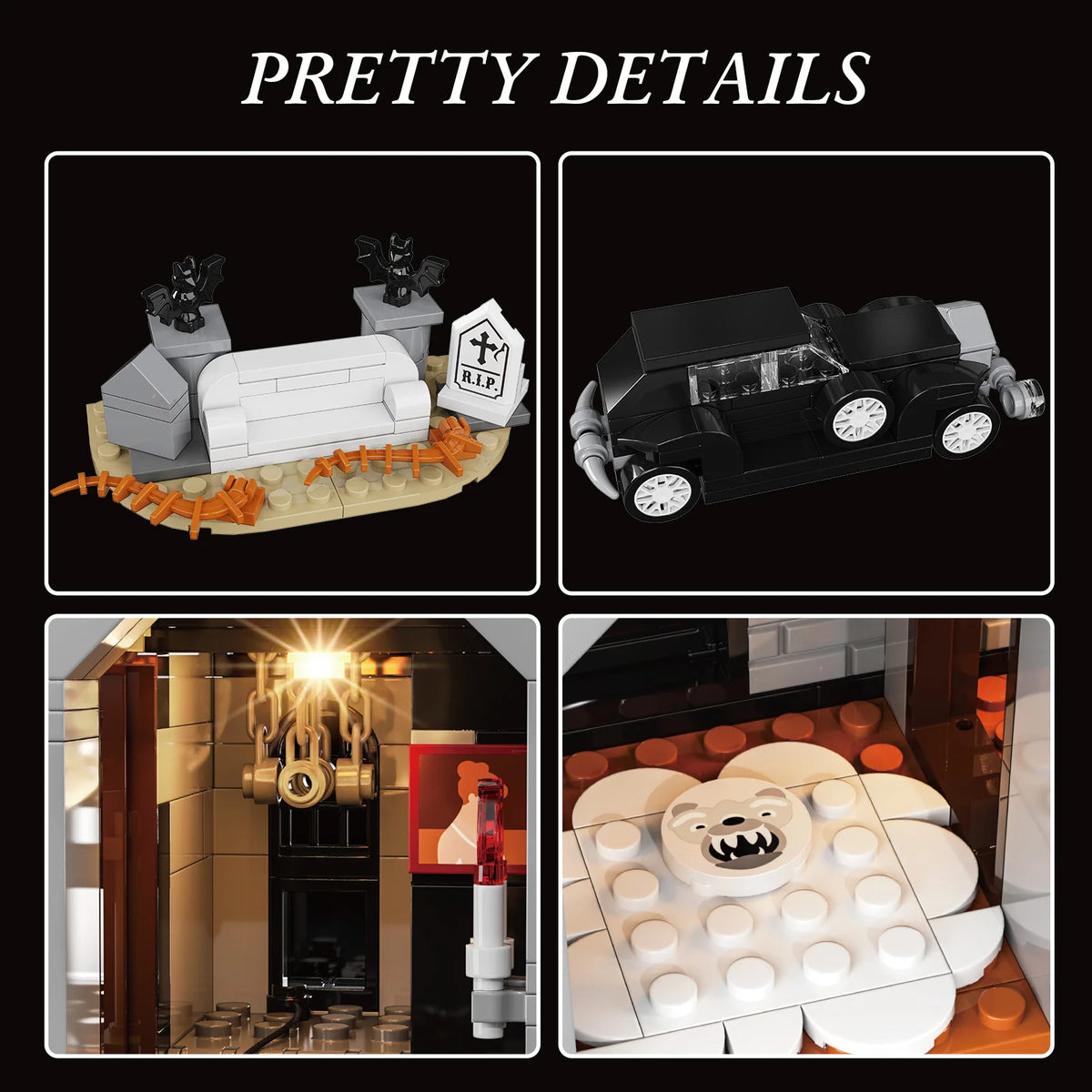 Wednesday Nevermore Academy Haunted Mansion Building Set
