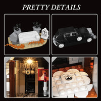 Wednesday Nevermore Academy Haunted Mansion Building Set