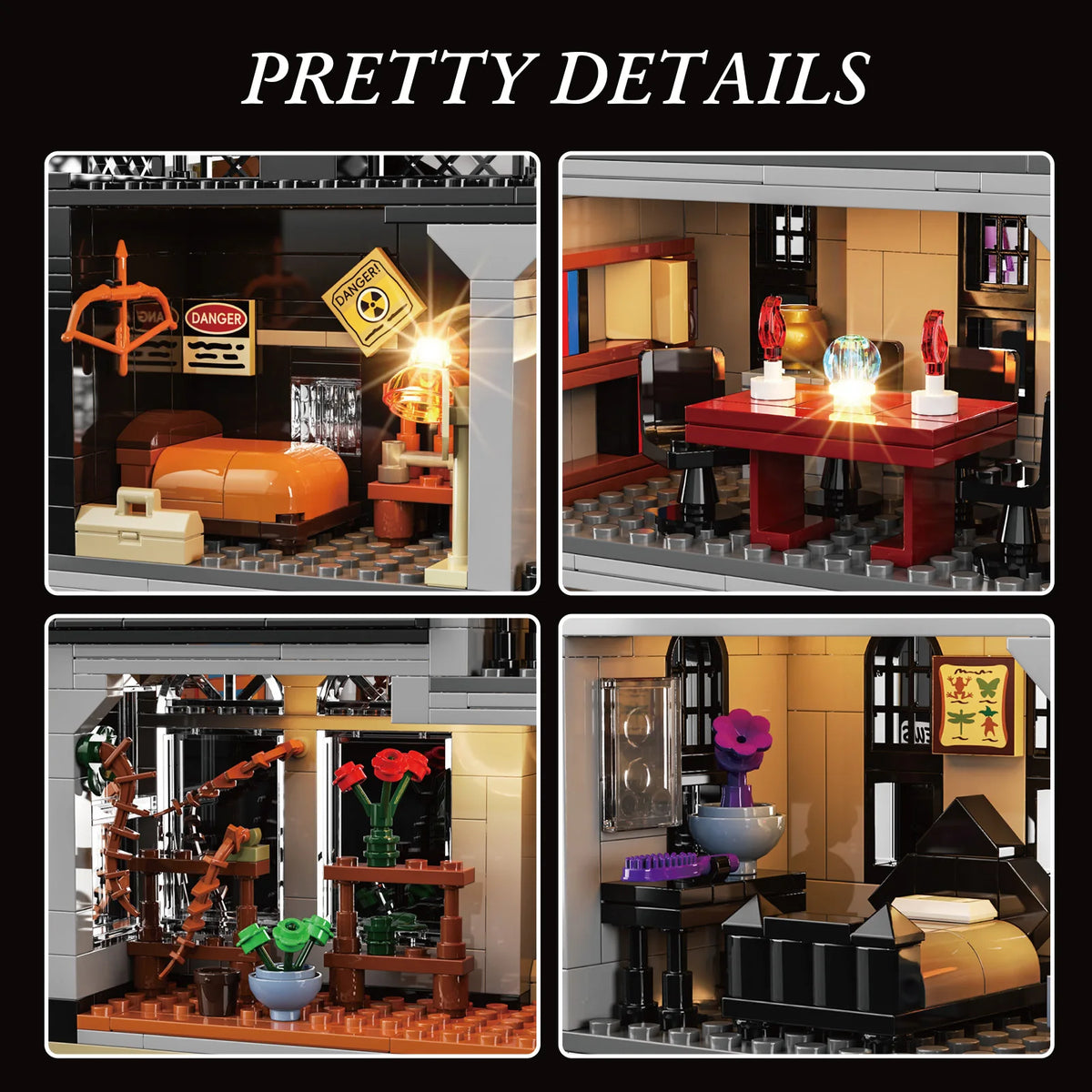 Wednesday Nevermore Academy Haunted Mansion Building Set