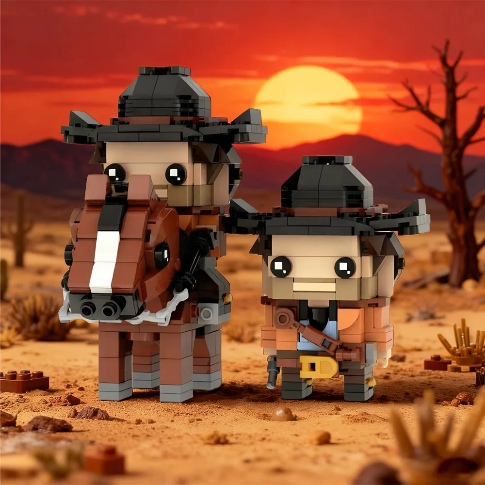 Western Outlaw Brick Headz