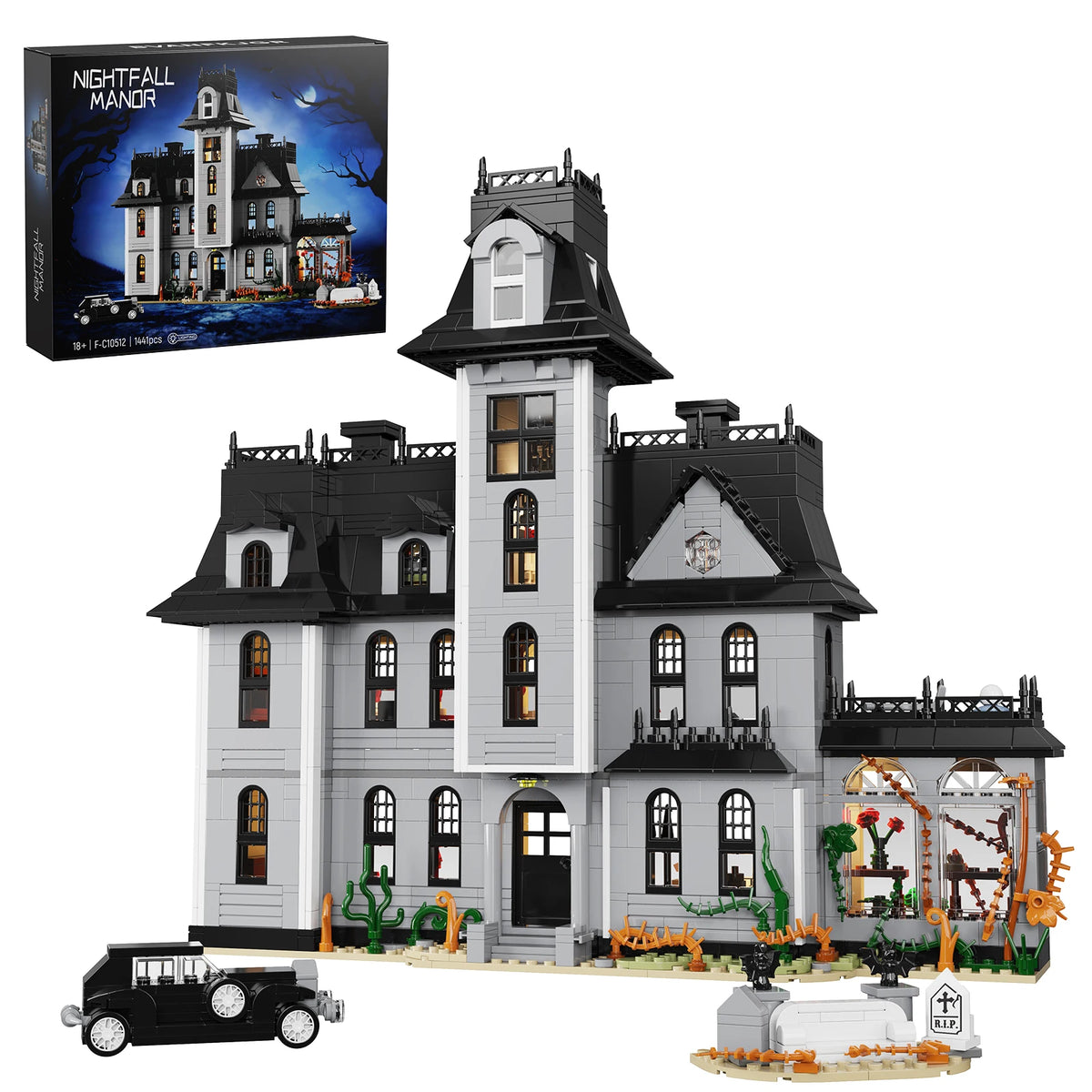Wednesday Nevermore Academy Haunted Mansion Building Set