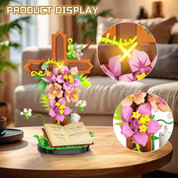 Jesus Cross Tulip Bible Flower set