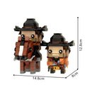 Western Outlaw Brick Headz