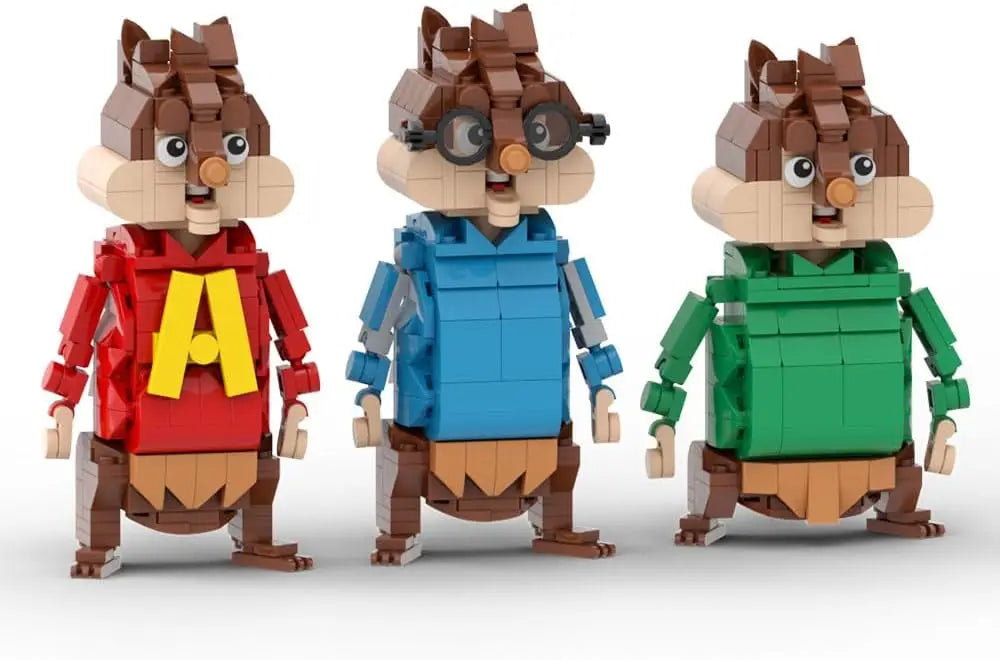 Chipmunk Building Block Set 3-in-1