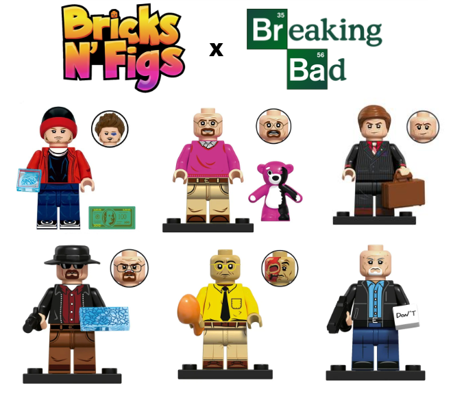 Bricksnfigs® x Breaking Bad Minifigure Pack