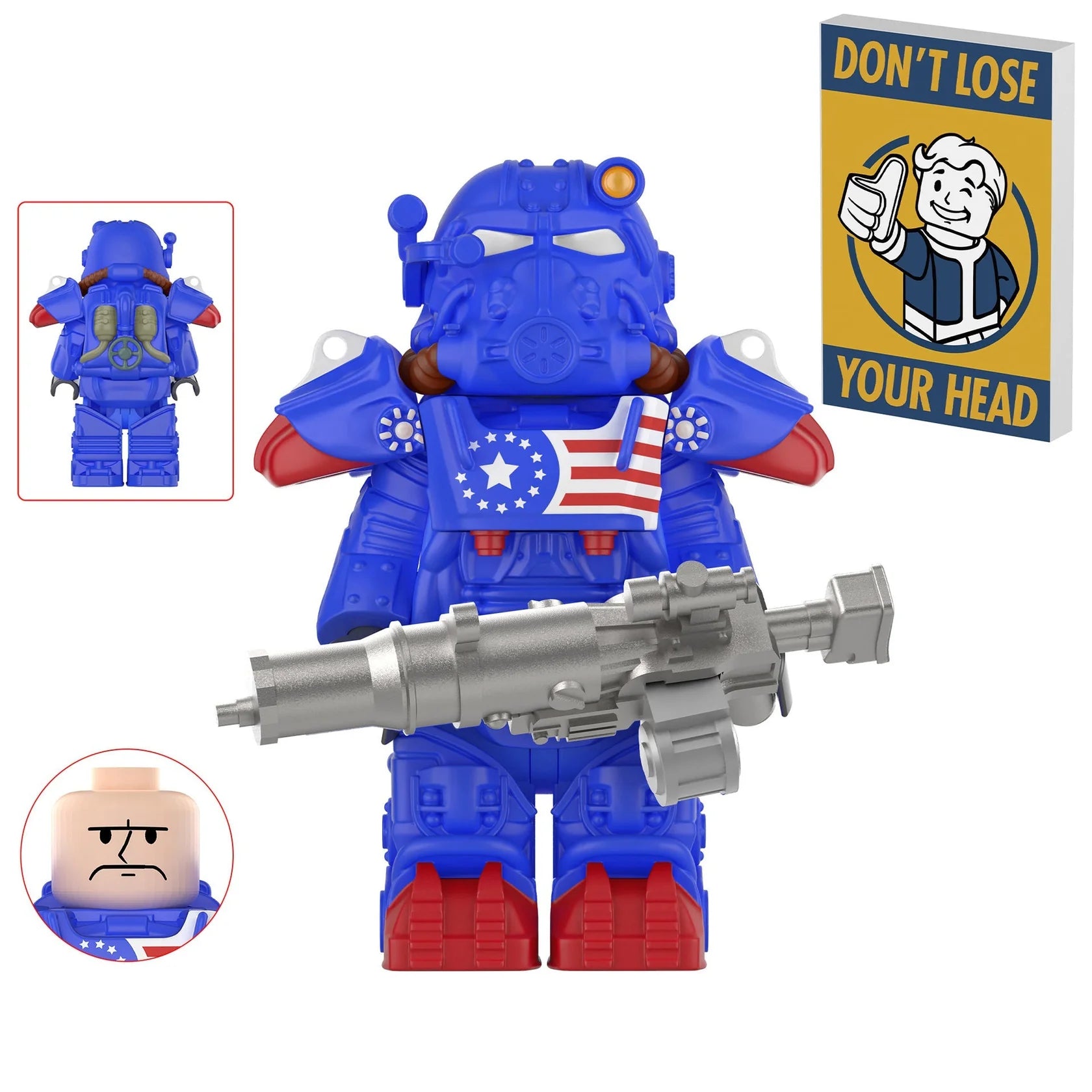 T-60 Power Armor (Patriotic)Minifigure